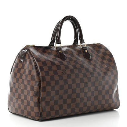 Louis Vuitton Damier Ebene Speedy 35 3 of 10