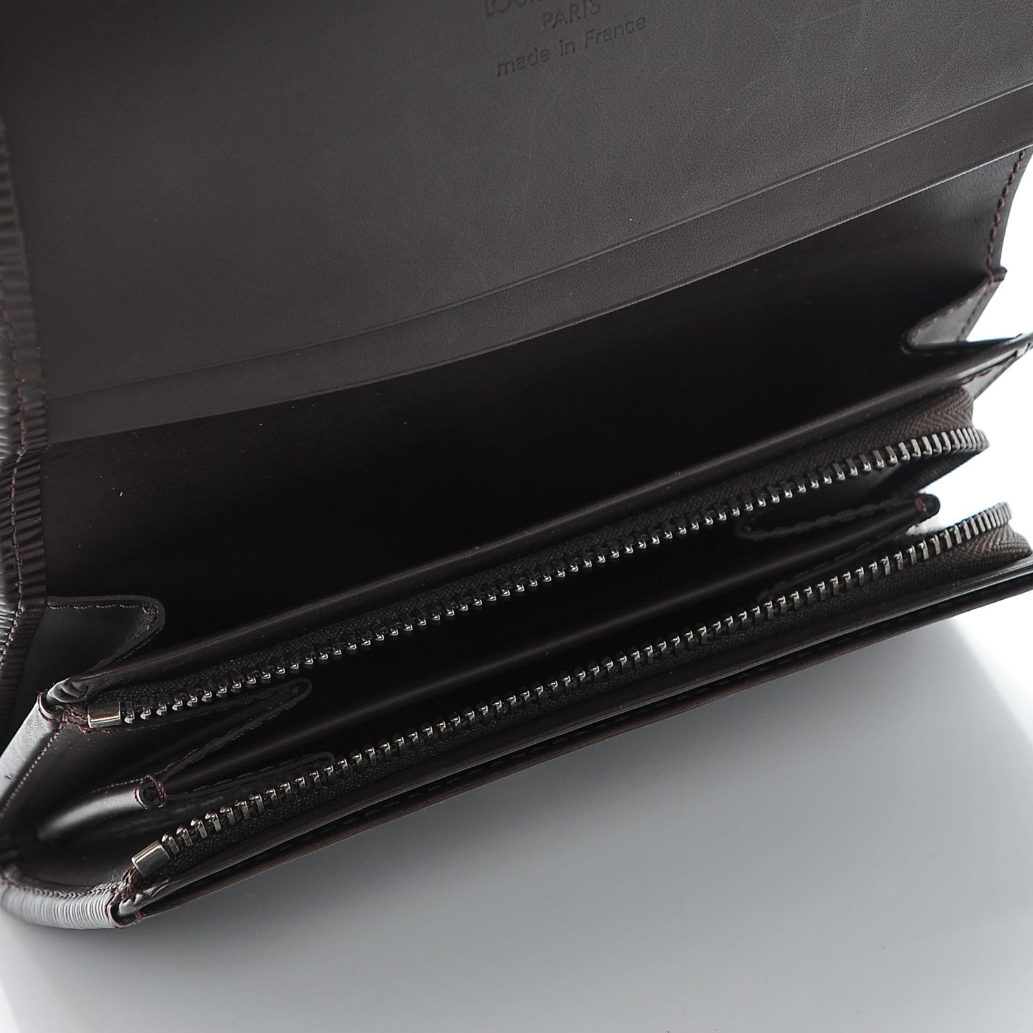 Louis Vuitton Epi Porte-Monnaie Billets Tresor Wallet Moka 5 of 6