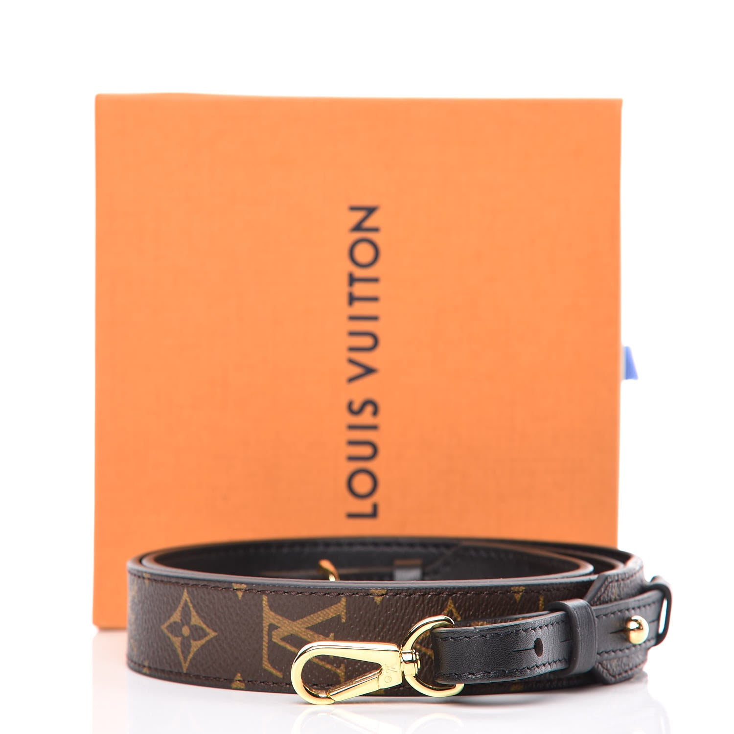 Louis Vuitton Monogram Bandouliere Shoulder Strap XL Black 5 of 5