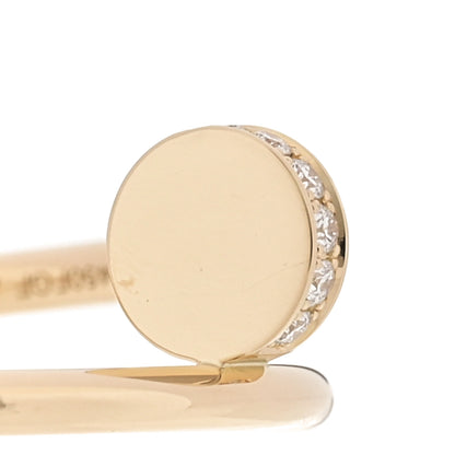 Cartier 18K Yellow Gold Diamond Small Juste Un Clou Ring 52 6 4 of 6