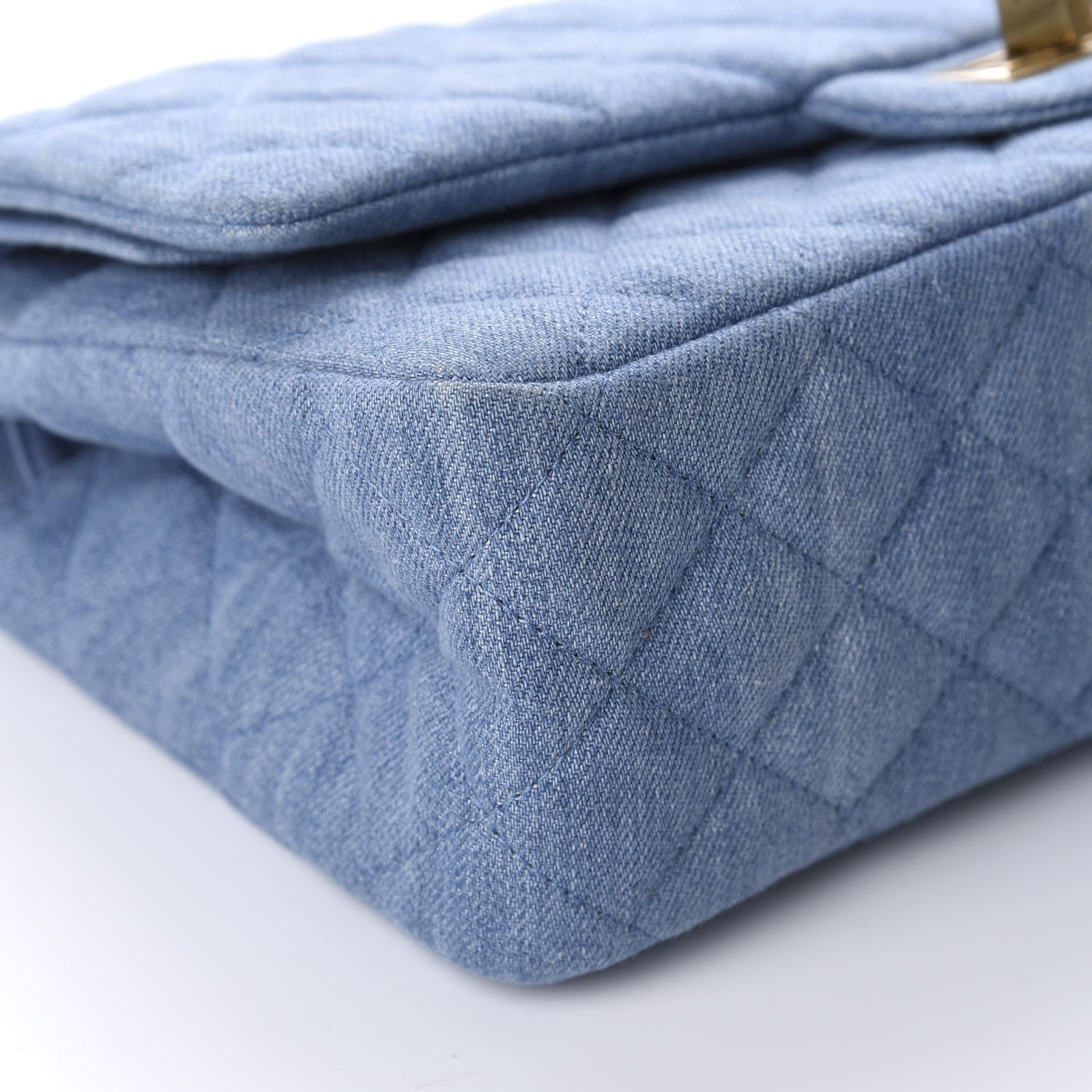 Chanel Denim Quilted 2.55 Reissue 225 Flap Light Blue 6 of 10
