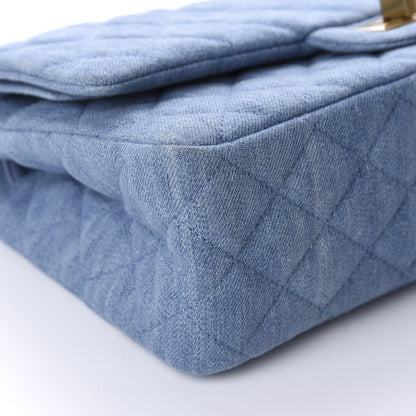 Chanel Denim Quilted 2.55 Reissue 225 Flap Light Blue 6 of 10