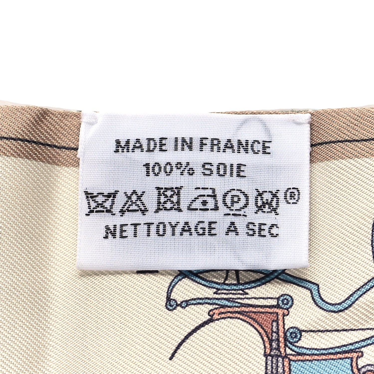 Hermes Silk Les Voitures Nouvelle Twilly Vert Amande Bleu Glacier 3 of 4