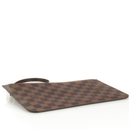 Louis Vuitton Damier Ebene Neverfull MM GM Pochette Rose Ballerine 4 of 7