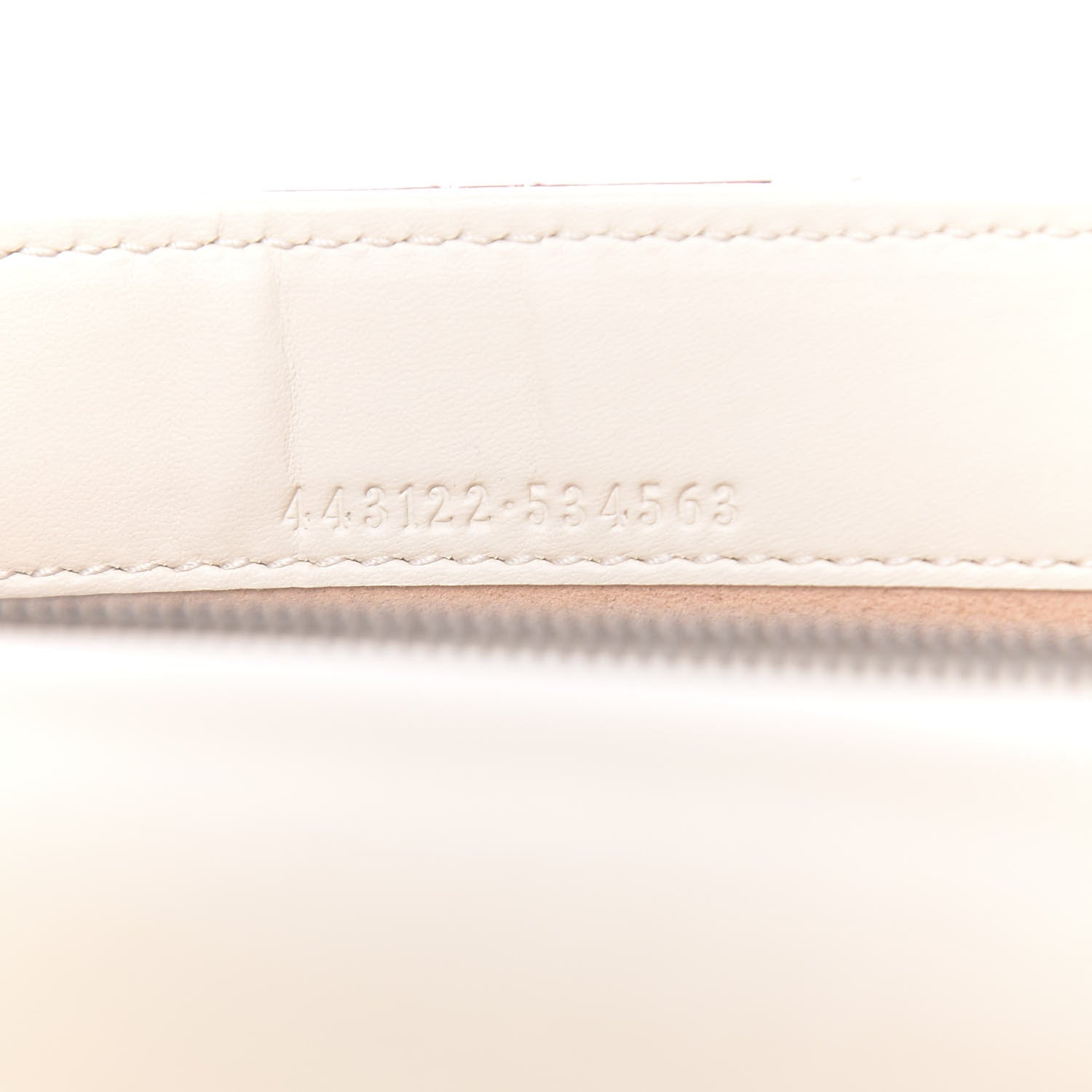 Gucci Calfskin Matelasse Trompe L'Oeil Print Mini GG Marmont Chain Wallet White 7 of 11