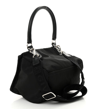 Givenchy Nylon Logo Small Pandora Black White 3 of 12