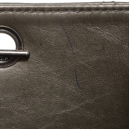 Chanel Aged Calfskin Reissue 2.55 Tote Dark Silver 7 of 8