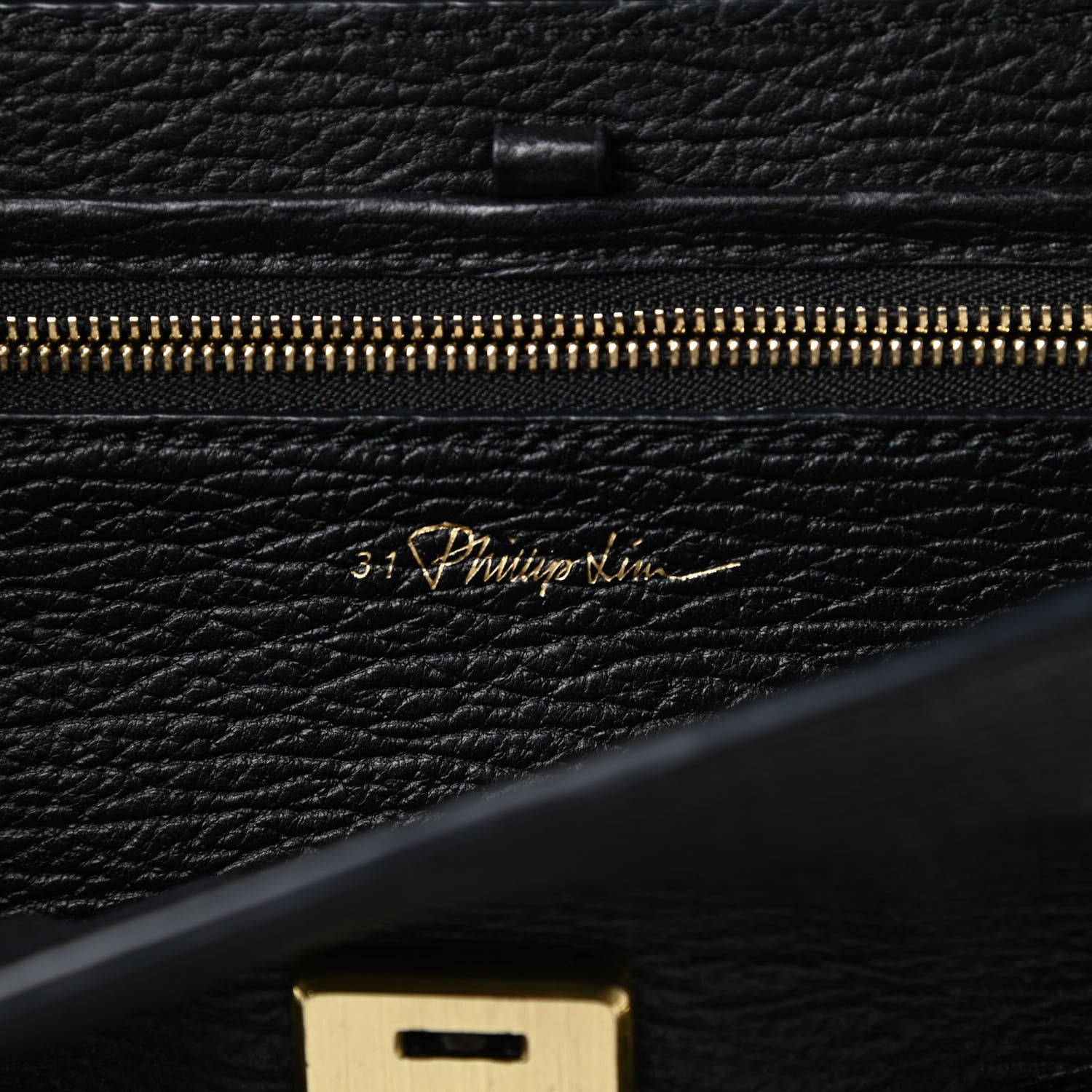 3.1 Phillip Lim Textured Calfskin Medium Pashli Satchel Black 6 of 13