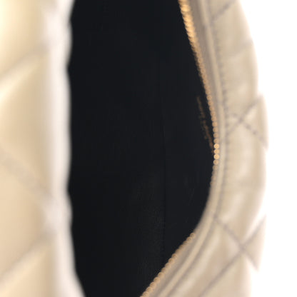 Saint Laurent Lambskin Quilted Icarino Bag Dark Strong Moss 5 of 9