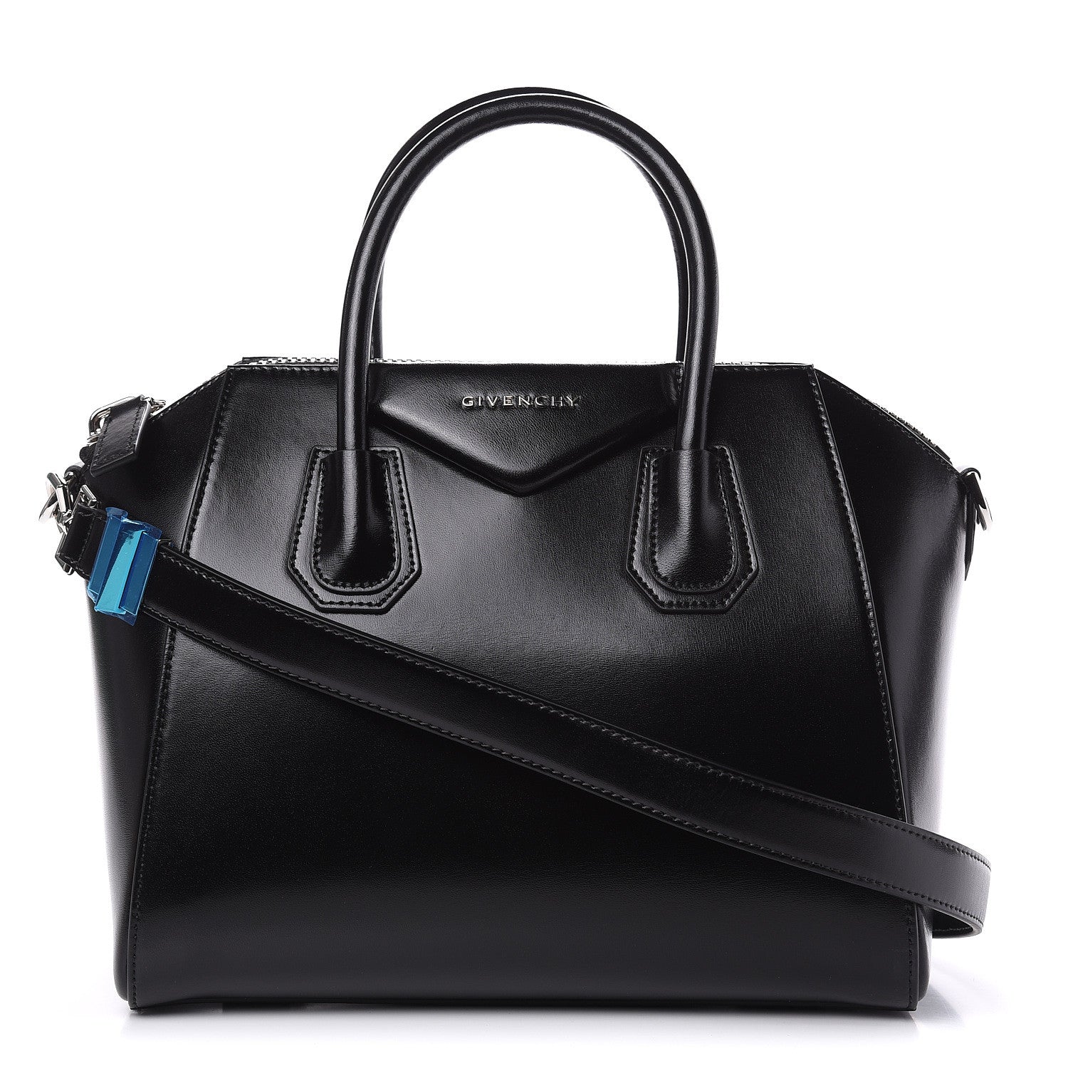 Givenchy Shiny Lord Calfskin Small Antigona Black 1 of 9