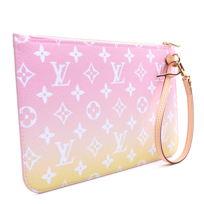 Louis Vuitton Monogram By The Pool Neverfull MM Pochette Light Pink 3 of 10