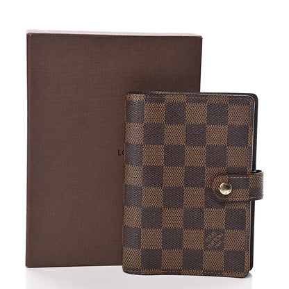 Louis Vuitton Damier Ebene Small Ring Agenda Cover 7 of 8