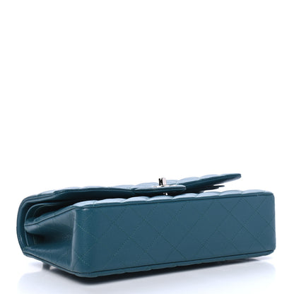 Chanel Caviar Quilted Medium Double Flap Dark Turquoise 3 of 4