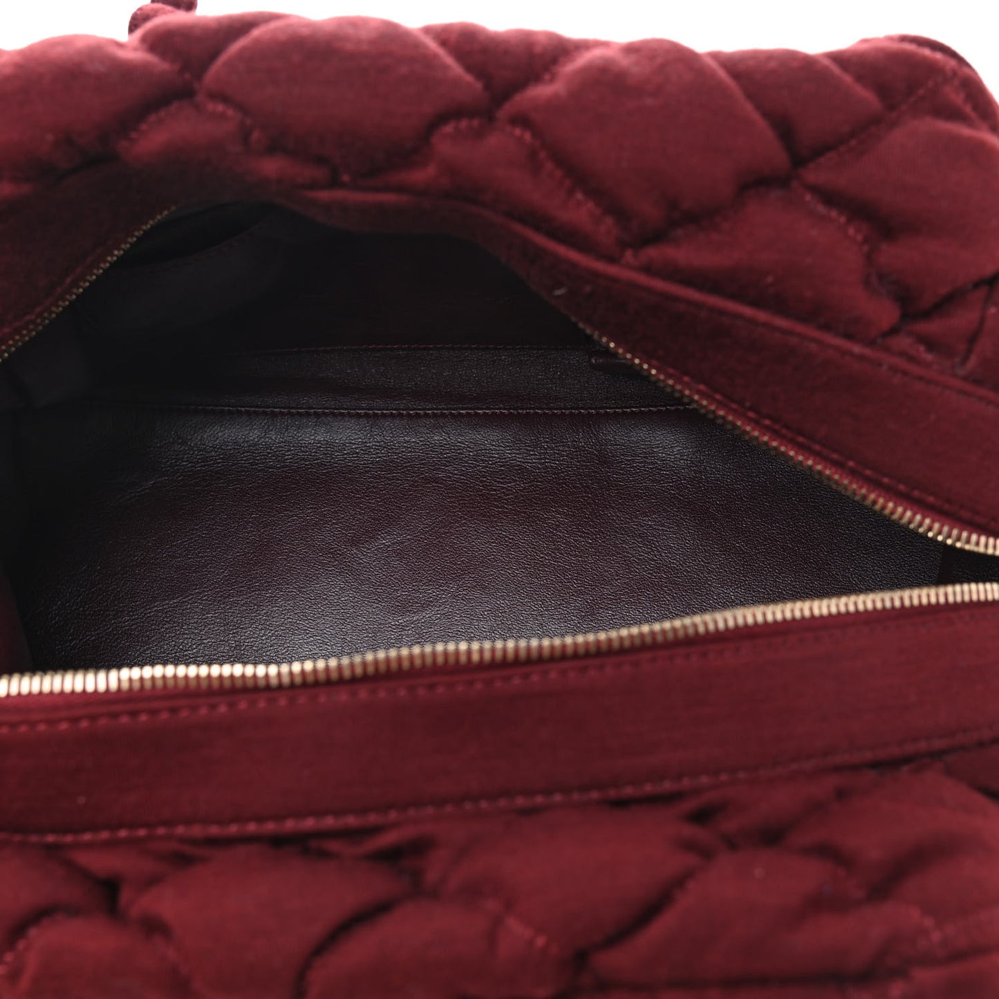 Jersey Bubble Quilt Bowler Bordeaux