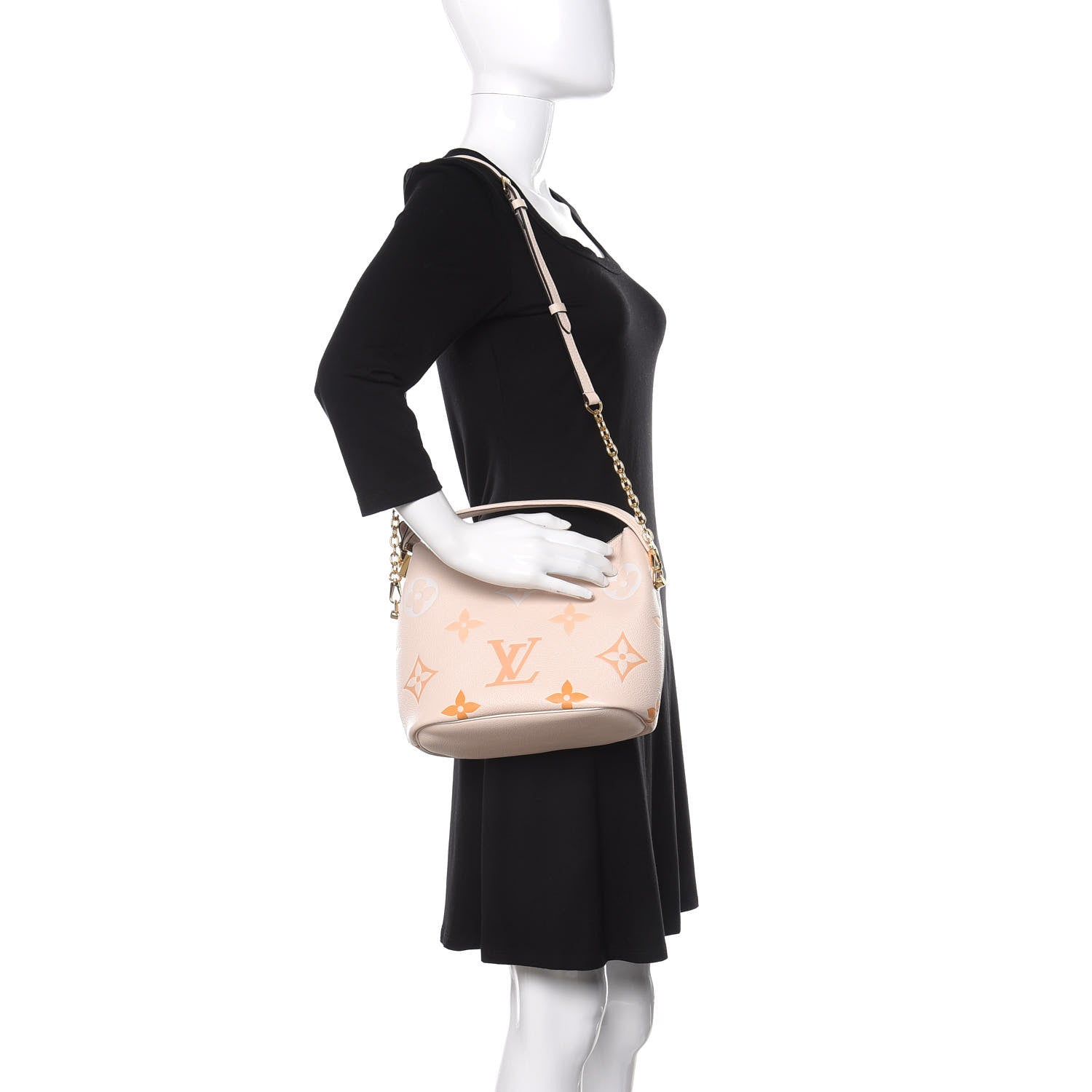 Louis Vuitton Empreinte Monogram Giant By The Pool Marshmallow Hobo Cream Saffron 2 of 9