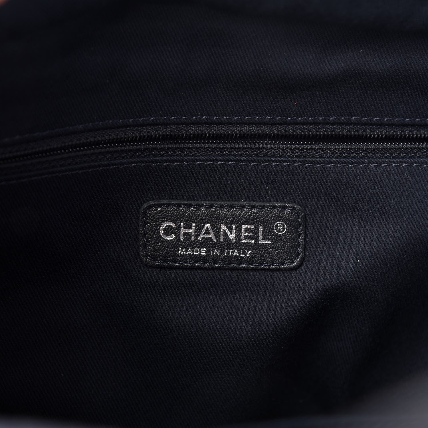Chanel Denim Deauville Bowling Bag Dark Blue 8 of 10