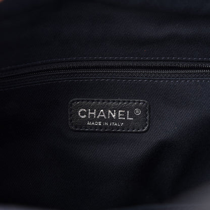 Chanel Denim Deauville Bowling Bag Dark Blue 8 of 10