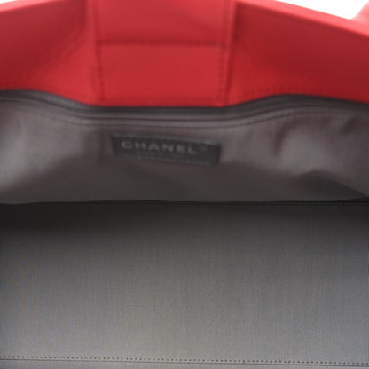Chanel Calfskin Cerf Executive Shopper Tote Coral 5 of 10