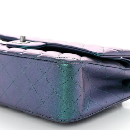 Chanel Metallic Lambskin Quilted Medium Double Flap Turquoise 10 of 10