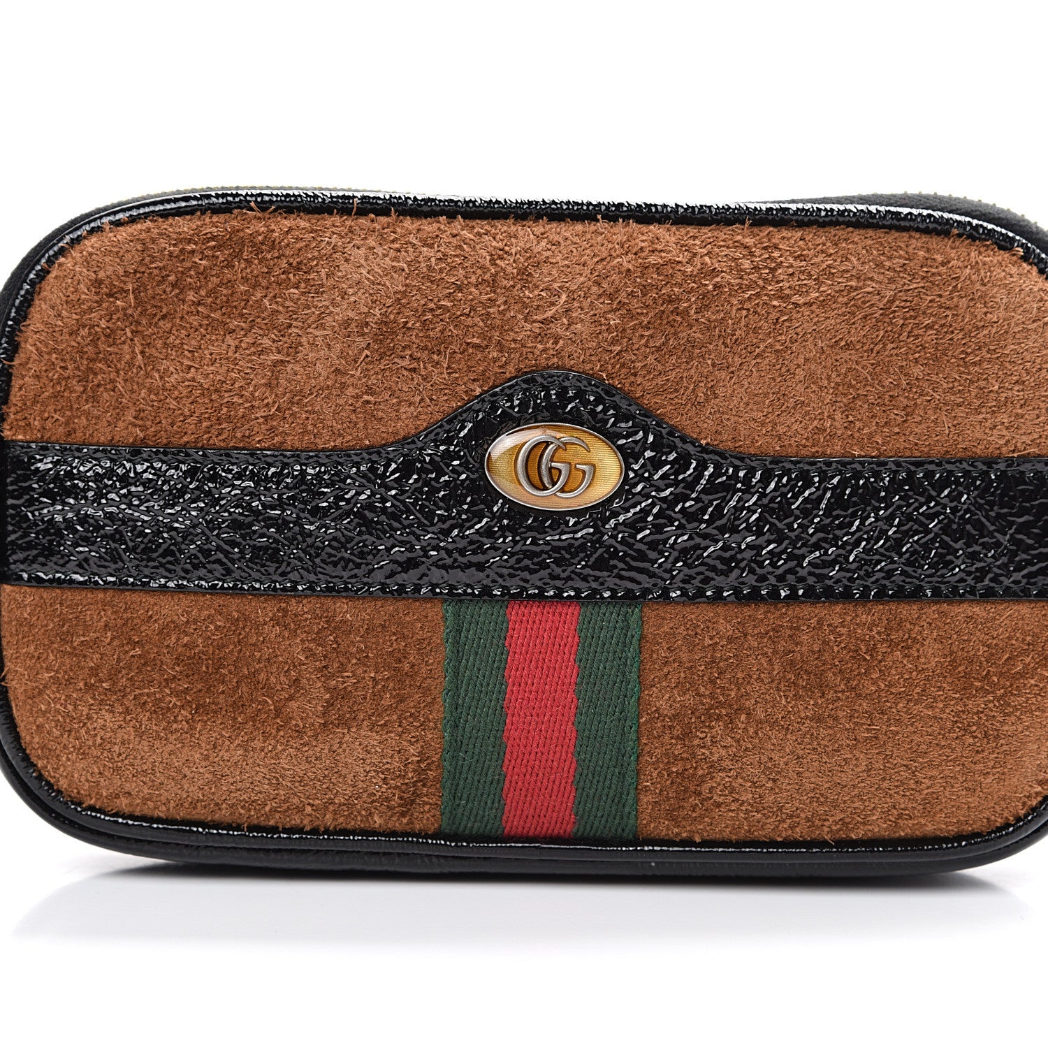 Gucci Suede Patent Ophidia Belted iPhone Case 85 34 Nocciola Black 7 of 11