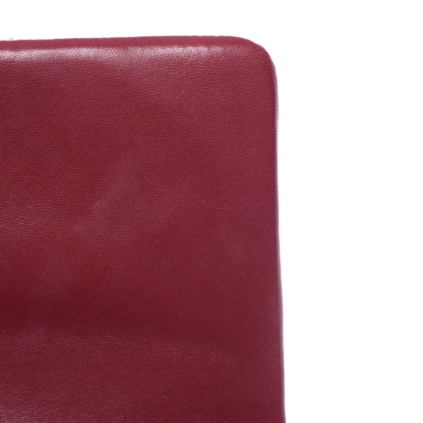 Lambskin Surpique Chevron Medium Single Flap Dark Red