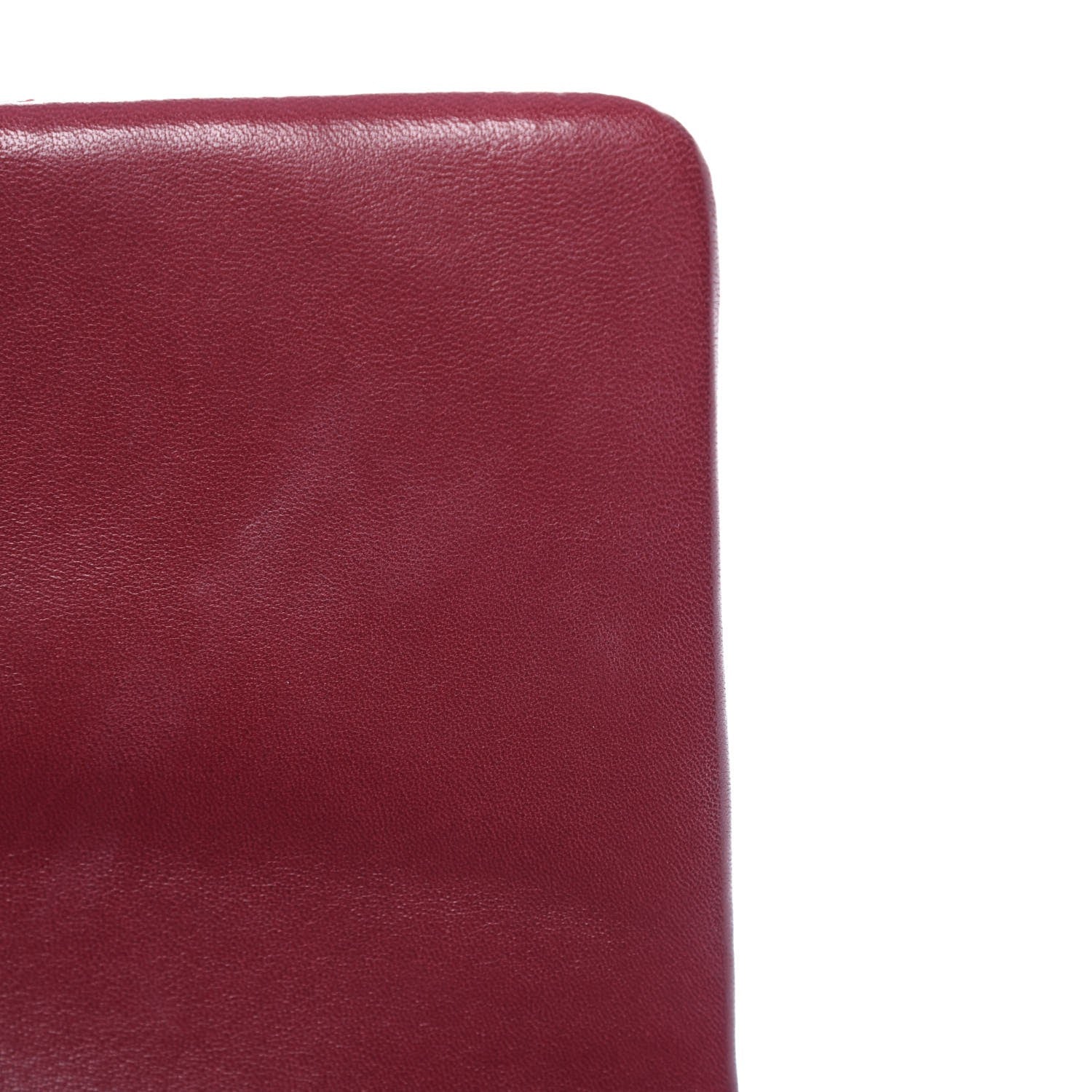 Chanel Lambskin Surpique Chevron Medium Single Flap Dark Red 12 of 14