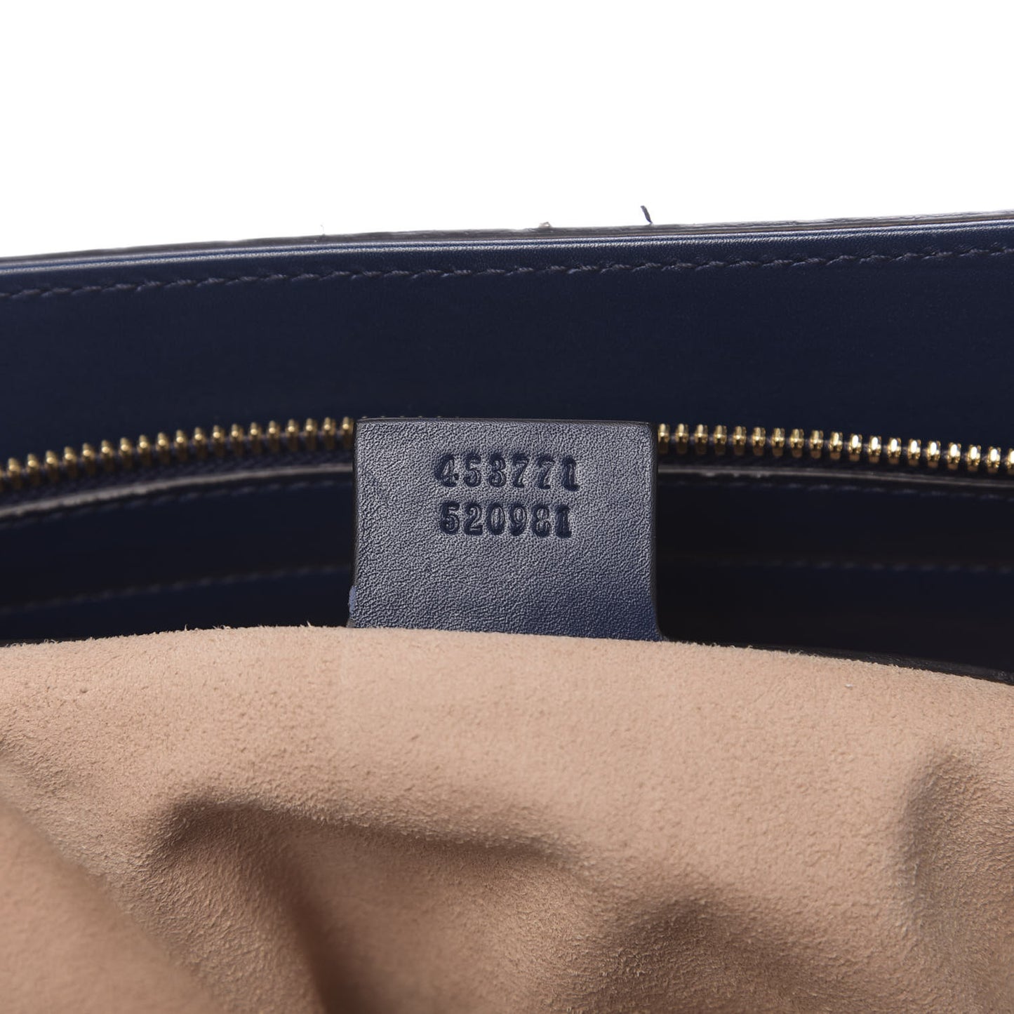 Guccissima Signature Large Chain Shoulder Bag Blue
