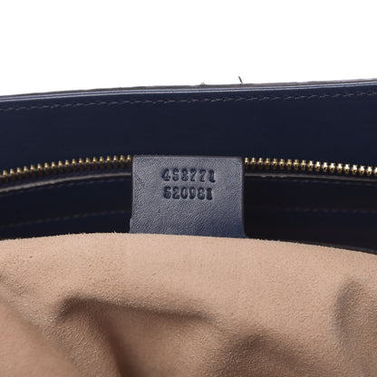 Gucci Guccissima Signature Large Chain Shoulder Bag Blue 7 of 12