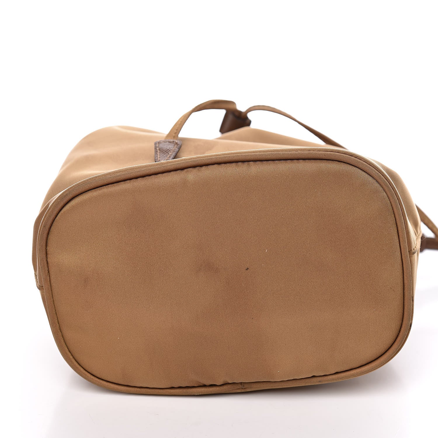 Prada Saffiano Tessuto Nylon Bucket Wristlet Tabacco 13 of 15