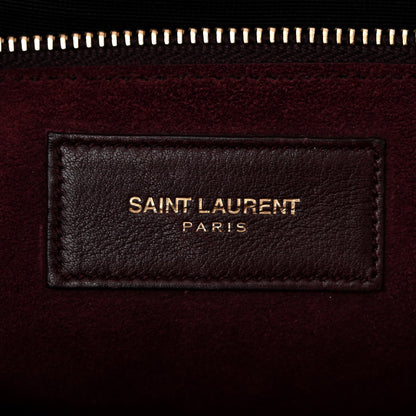 Saint Laurent Calfskin Large Sac de Jour Carryall Amarena 7 of 14