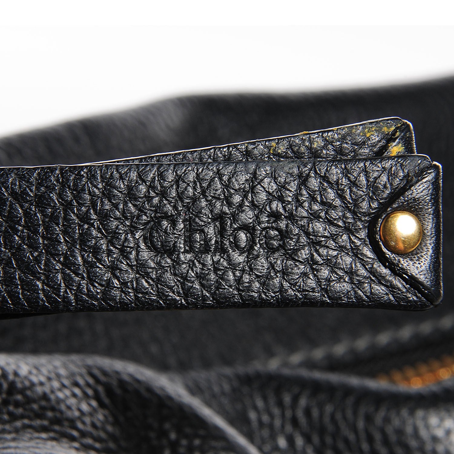 Chloe Calfskin Large Marcie Satchel Black 3 of 11