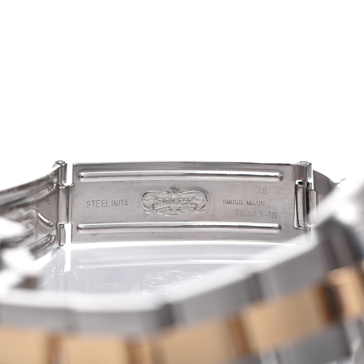 Stainless Steel 18K Yellow Gold 26mm Oyster Perpetual DateJust Watch Slate Roman 69163