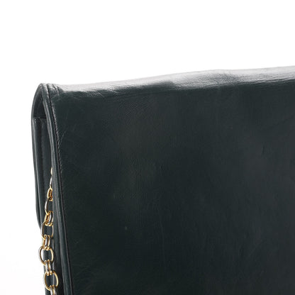 Chanel Lambskin CC Single Flap Green 14 of 17