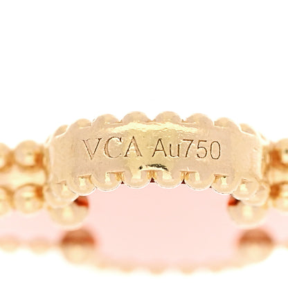 Van Cleef & Arpels 18K Yellow Gold Carnelian 5 Motifs Vintage Alhambra Bracelet 3 of 4