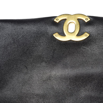 Chanel Goatskin Quilted Medium 19 Flap Black 11 of 14