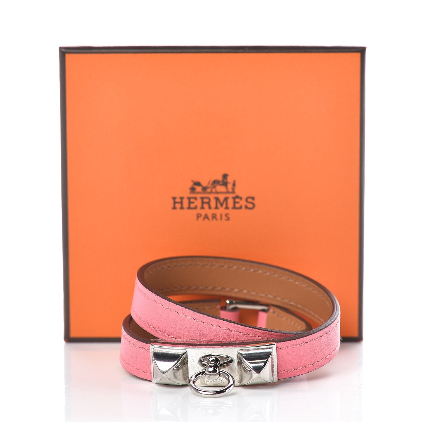 Swift Rivale Double Tour Bracelet S Rose Azalee