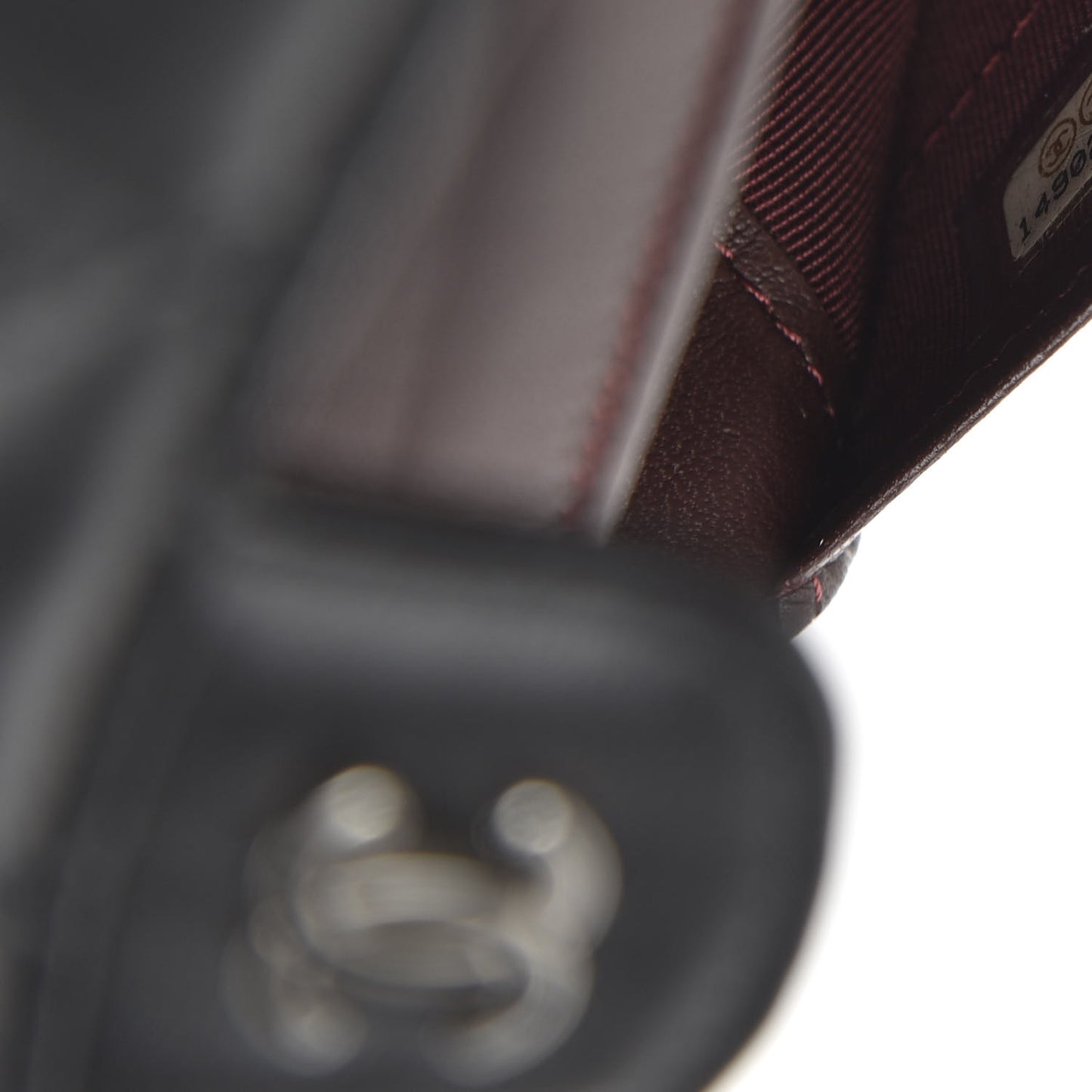 Lambskin Quilted Large Flap Wallet Black