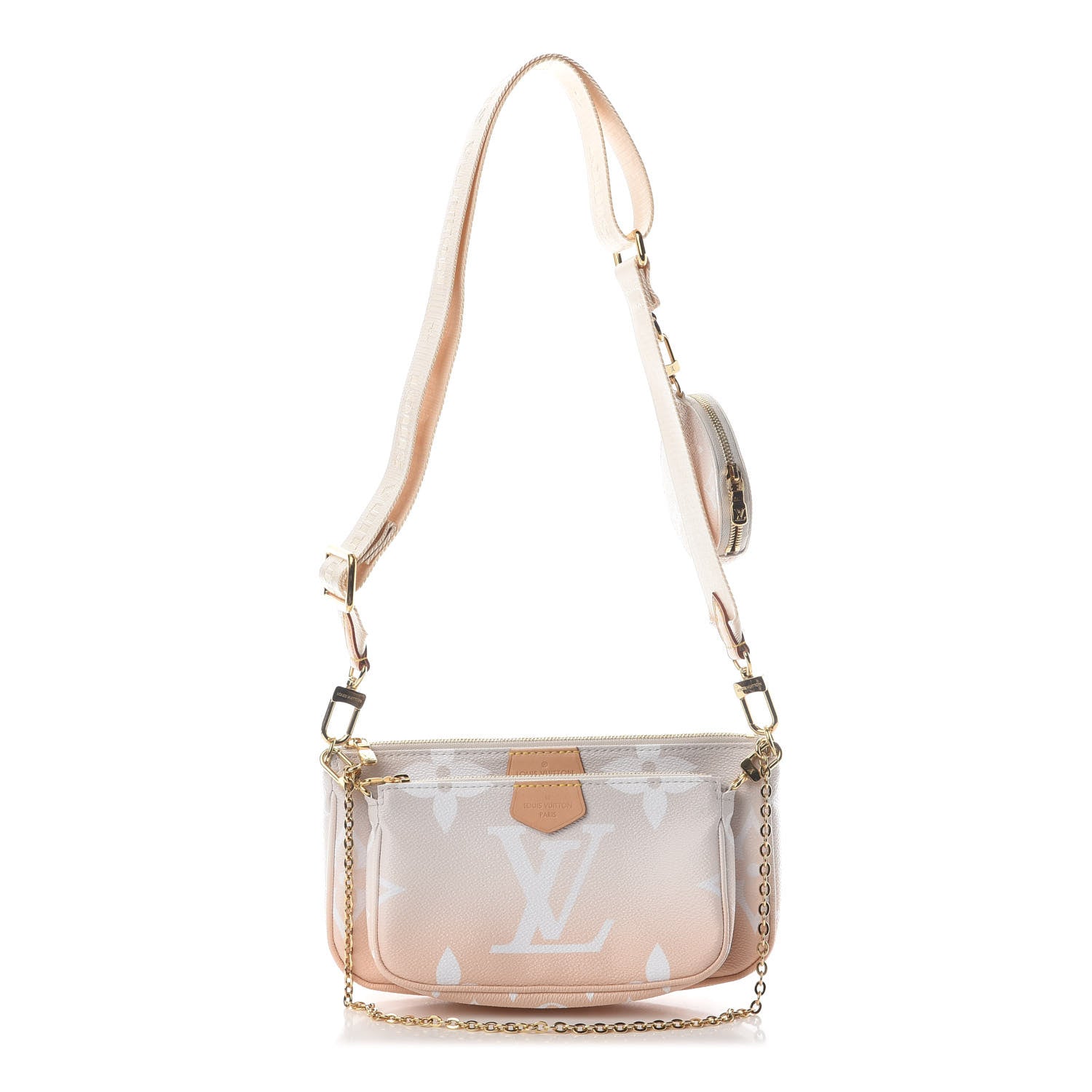 Louis Vuitton Monogram Giant By The Pool Multi Pochette Accessories Brume 1 of 8