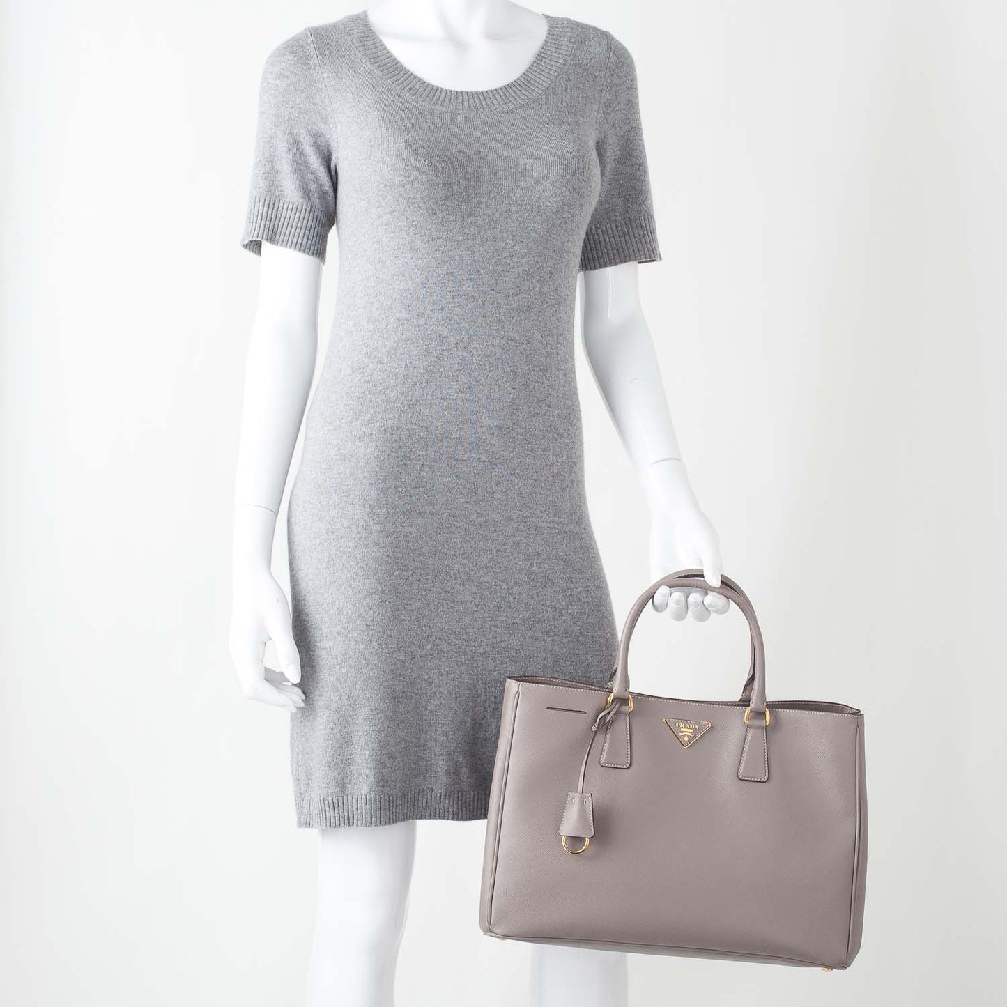 Saffiano Lux Tote Argilla