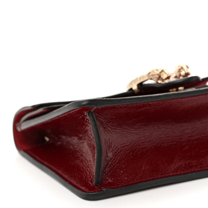 Gucci Crinkled Patent Mini Dionysus Shoulder Bag Rosso Ancora Red 8 of 10