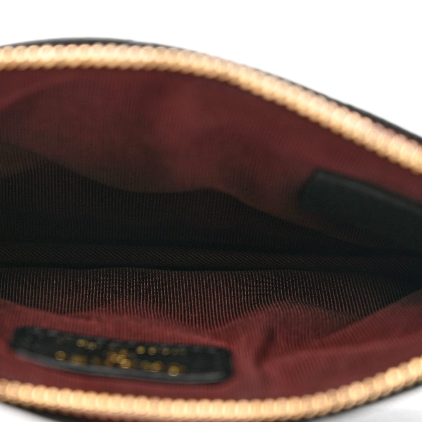 Caviar Quilted Small Cosmetic Case Black