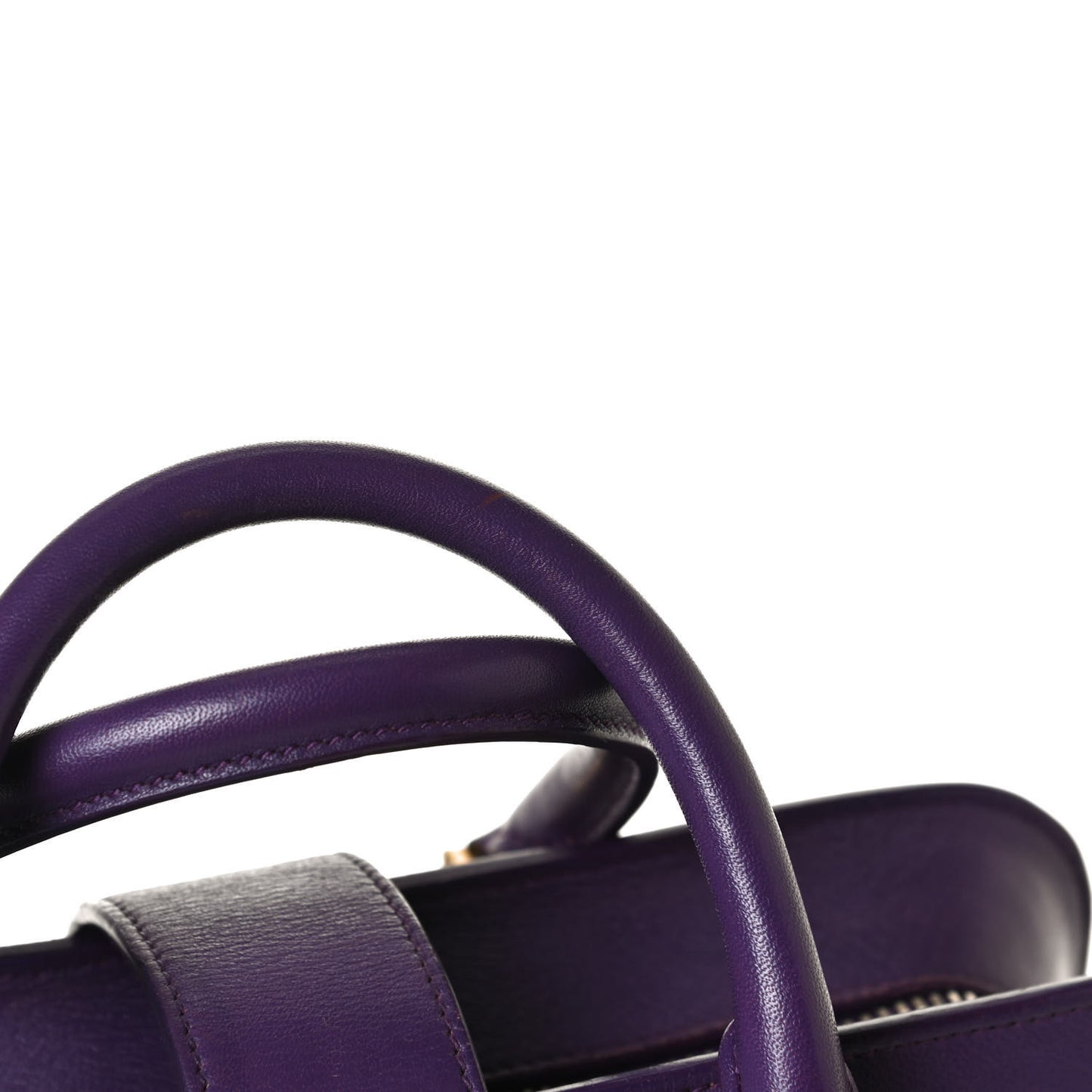 Calfskin Monogram Baby Cabas Purple
