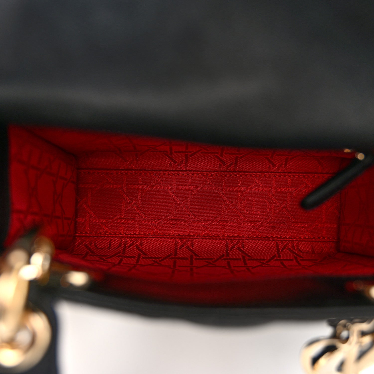 Christian Dior Lambskin Cannage Mini Lady Dior Black 5 of 10