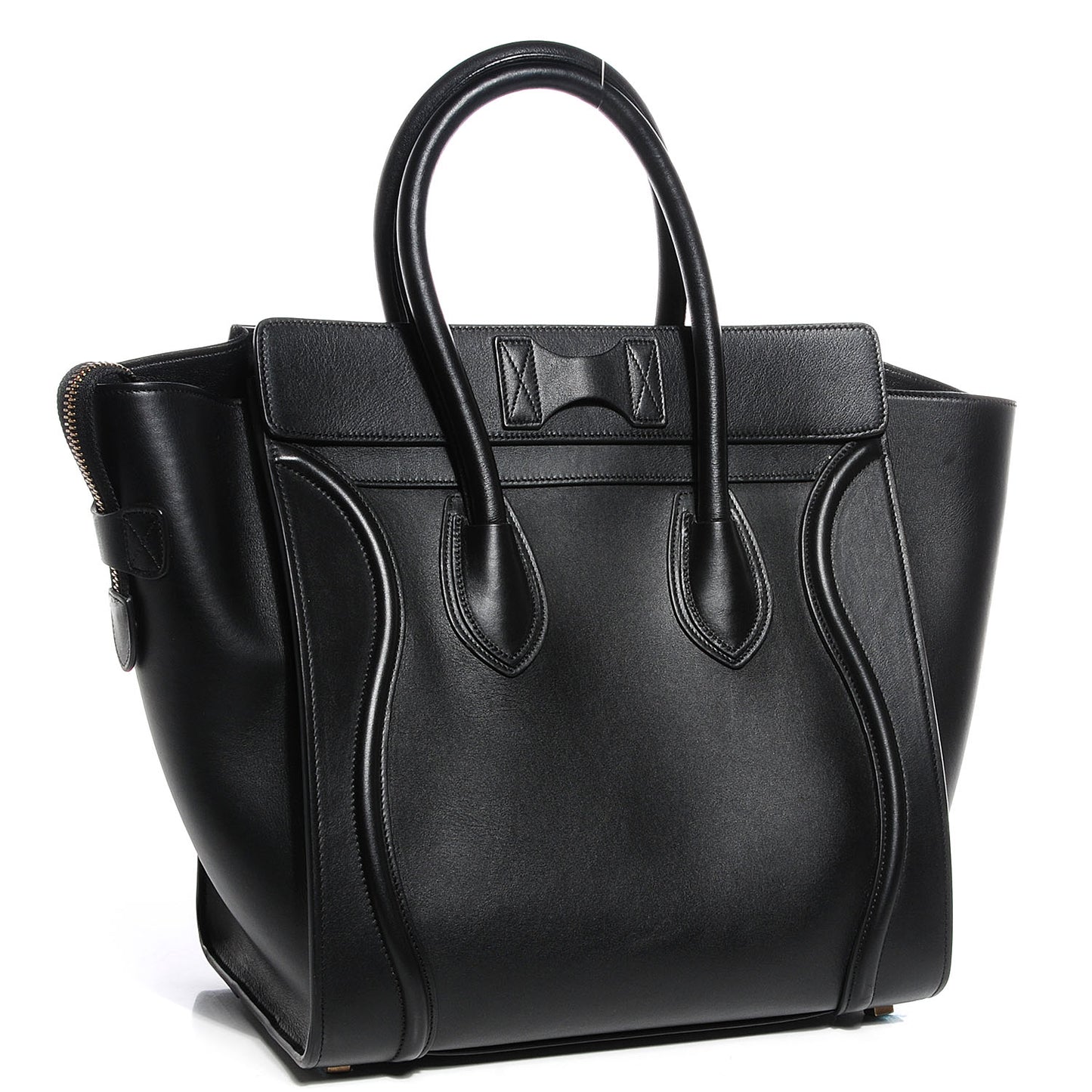 Smooth Calfskin Mini Luggage Black