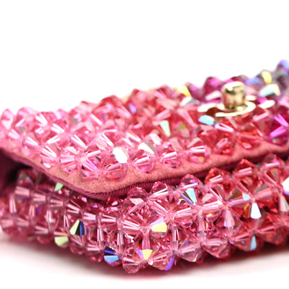 Chanel Crystal Mini Flap Pink Purple 9 of 10