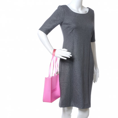 Chanel Jelly Rubber Small Tote Pink 2 of 5