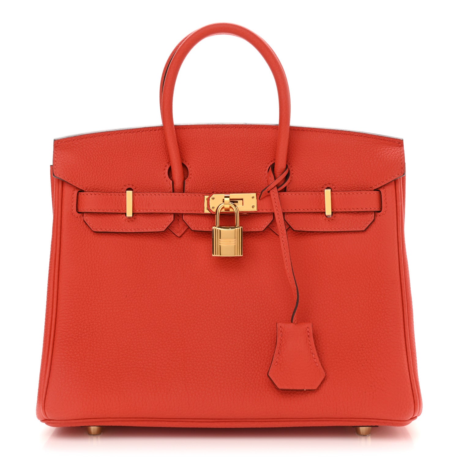 Hermes Togo Birkin 25 Capucine 1 of 11