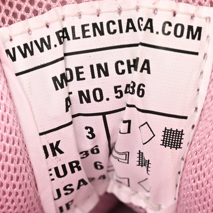 Balenciaga Mesh Nylon Womens Track Sneakers 36 36 Faded Pink 7 of 8