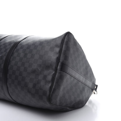 Louis Vuitton Damier Graphite Keepall Bandouliere 55 6 of 12