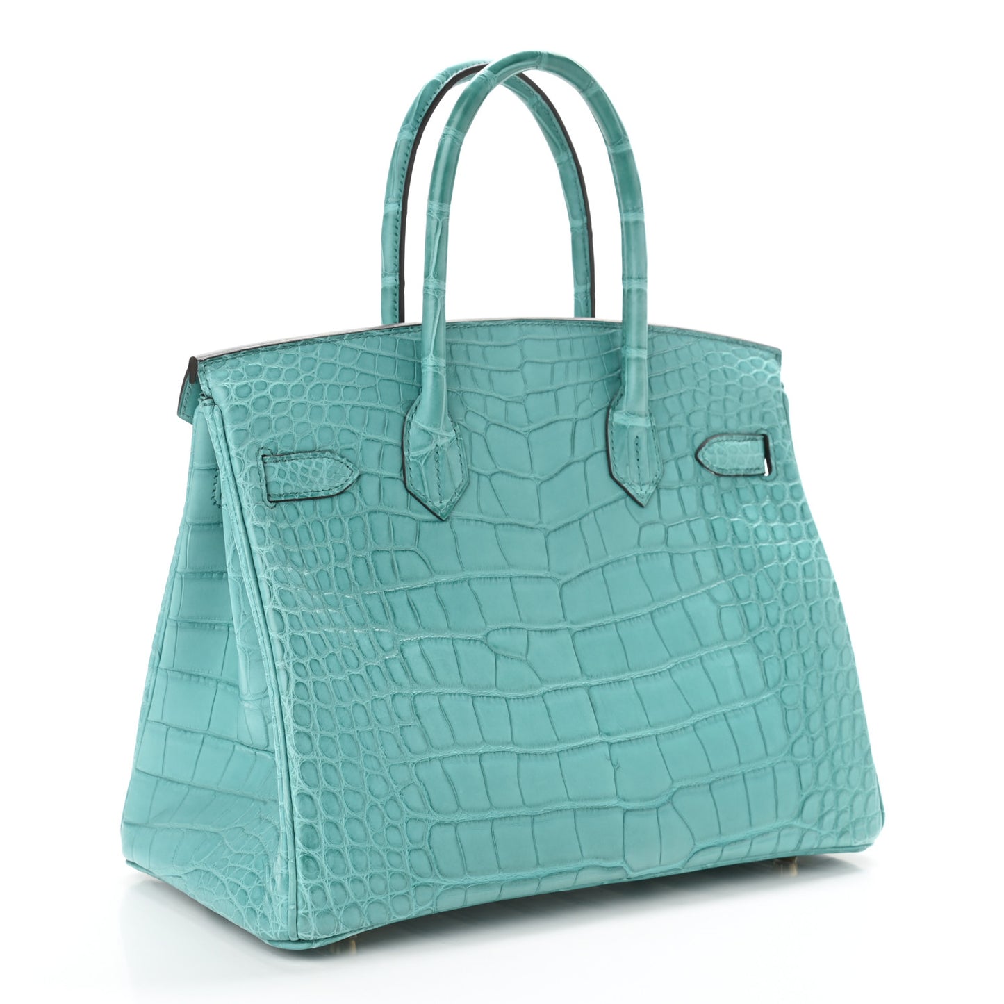 Matte Alligator Birkin 30 Bleu Atoll
